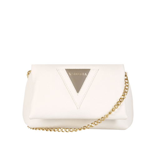 Crossbody Bag aus Kalbsleder in weiß -EPONA- MINI